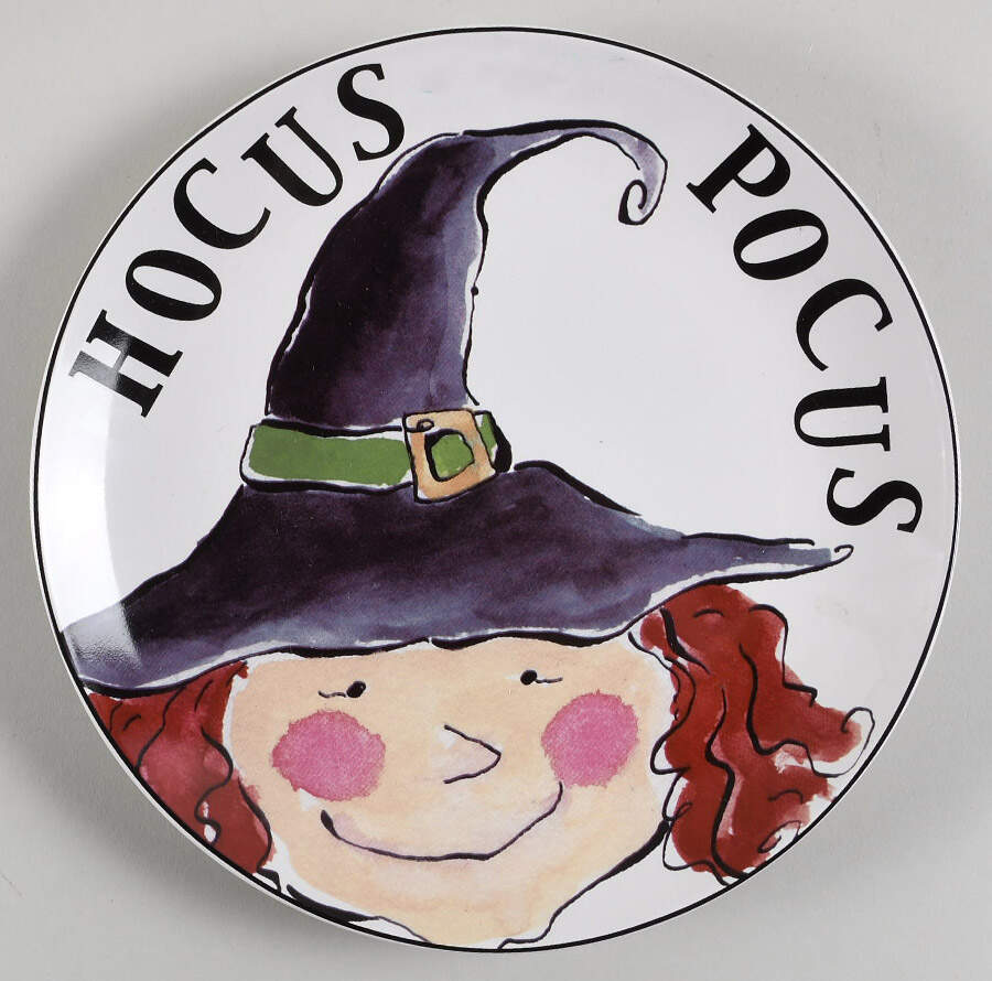 Hocus  Pocus Salad/Dessert Plate by Rosanna-1