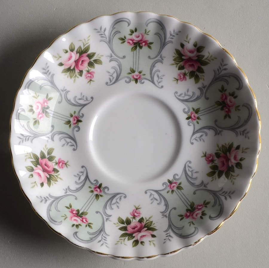 Love Story Series Saucer for Footed Cup by Royal Albert-1