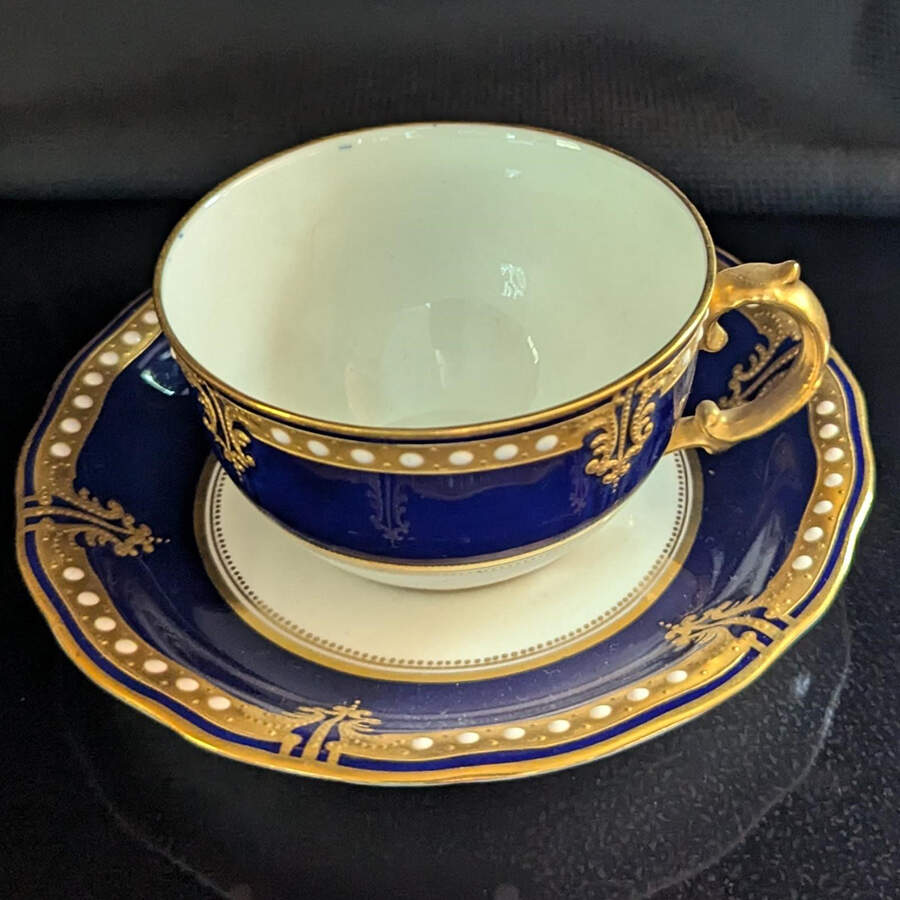 RCD92 Flat Cup & Saucer Set by Royal Crown Derby-1