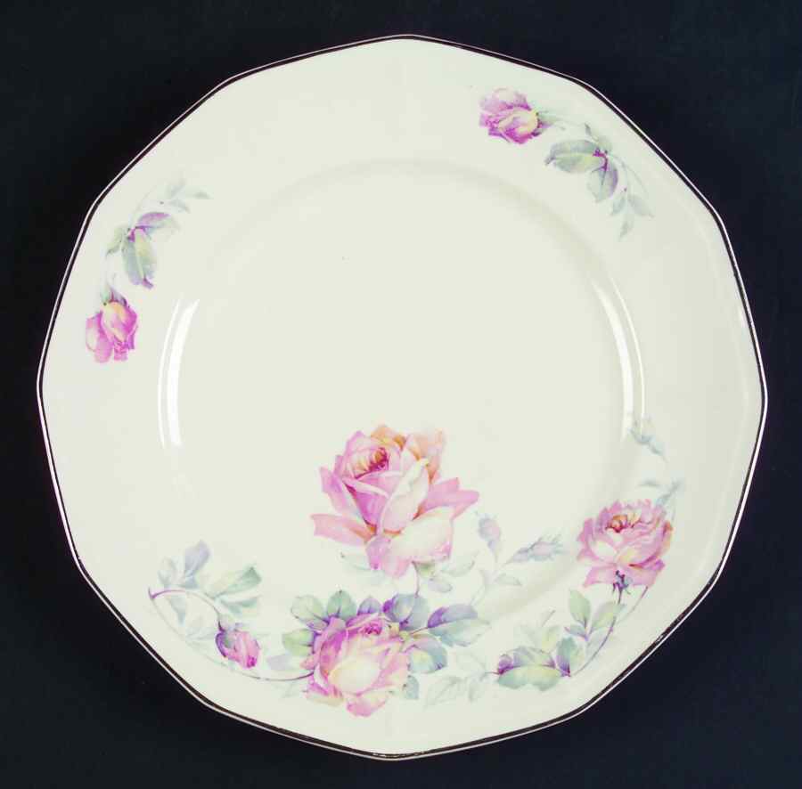 Rose Mary Dinner Plate by Royal (USA)-1