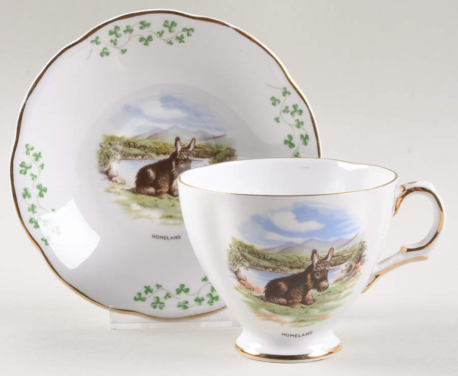 Homeland Footed Cup & Saucer Set by Royal Tara-1