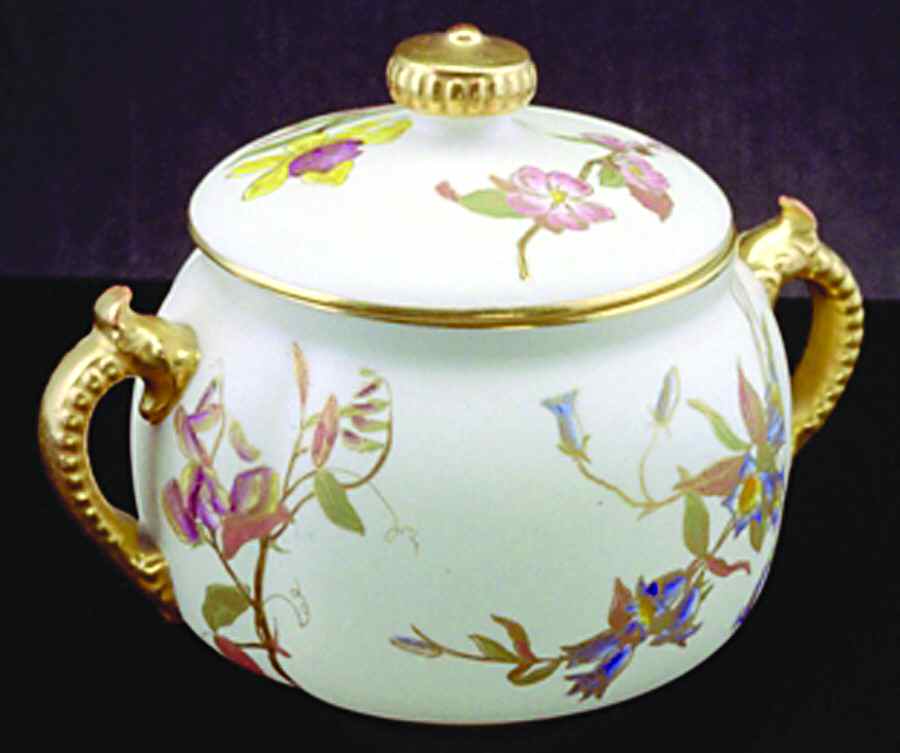 W2010 Sugar Bowl & Lid by Royal Worcester-1