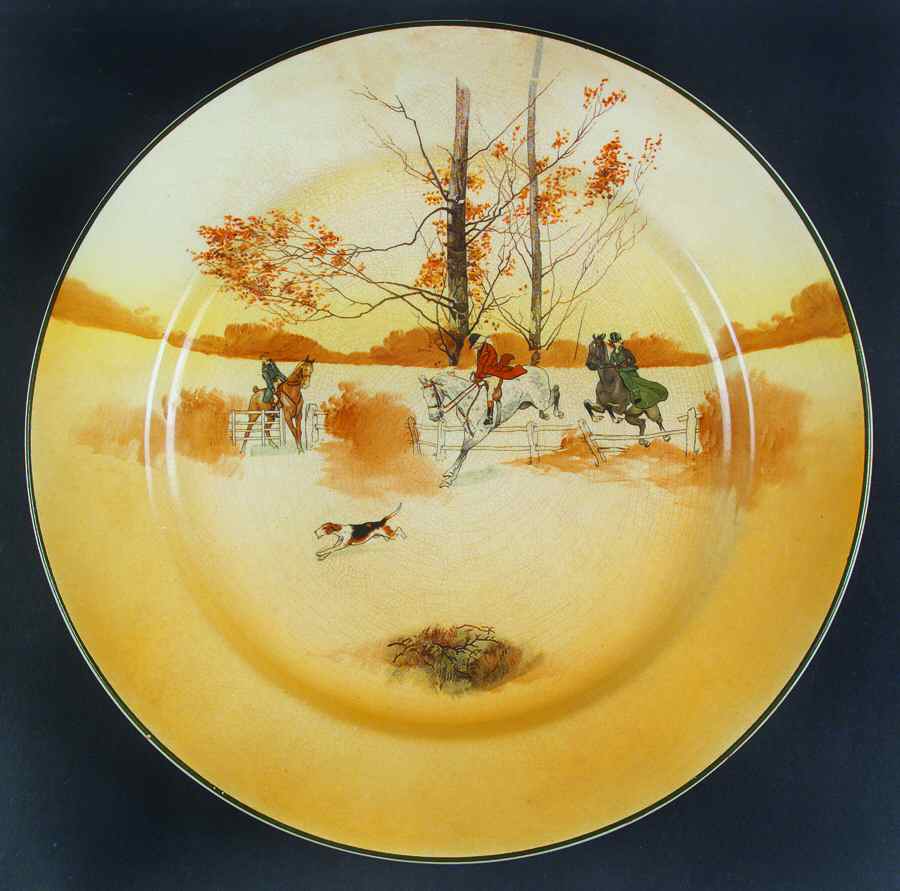 Hunting (John Peel, Earthenware) Dinner Plate by Royal Doulton-1
