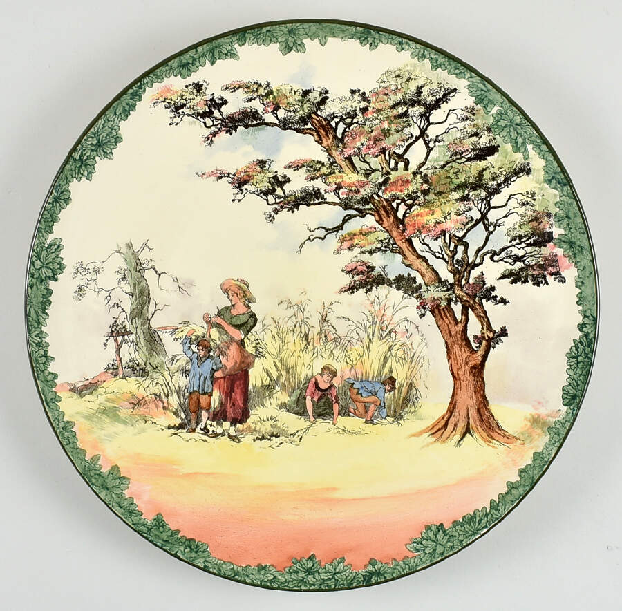 Gleaners and Gypsies Plate Wall by Royal Doulton-1