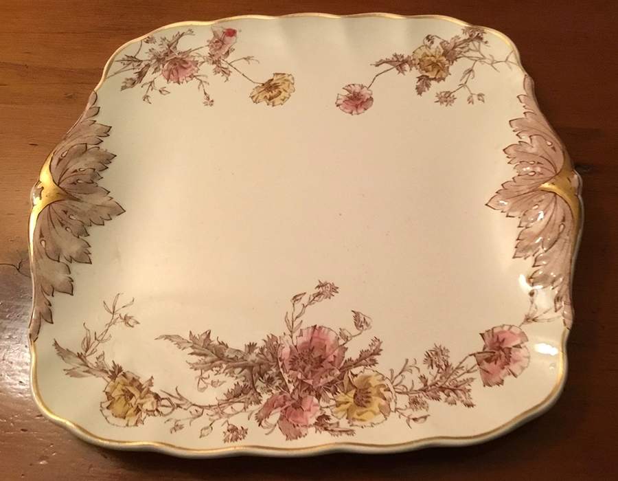 Lucerne Square Cake Plate by Royal Doulton-1