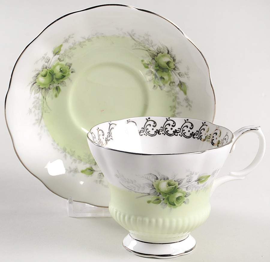 Rose Marie Series Footed Cup & Saucer Set by Royal Albert-1