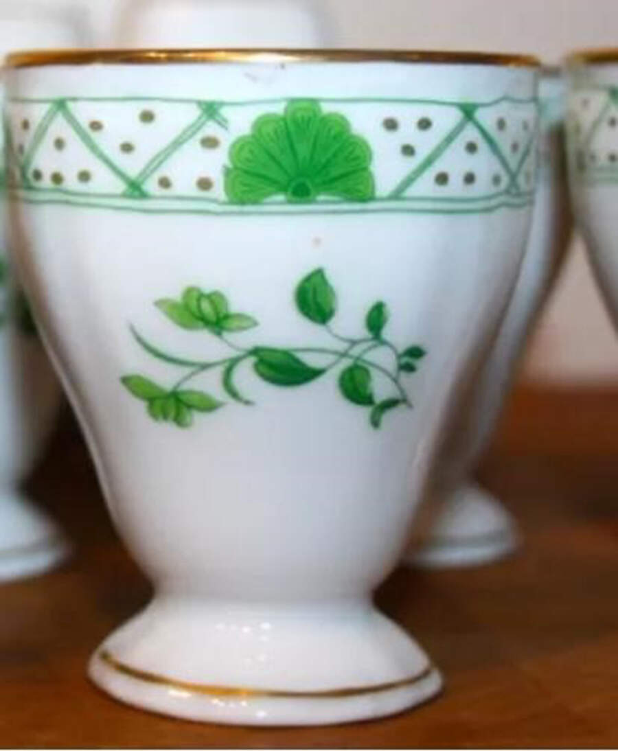 Montezuma Green Single Egg Cup by Raynaud-1