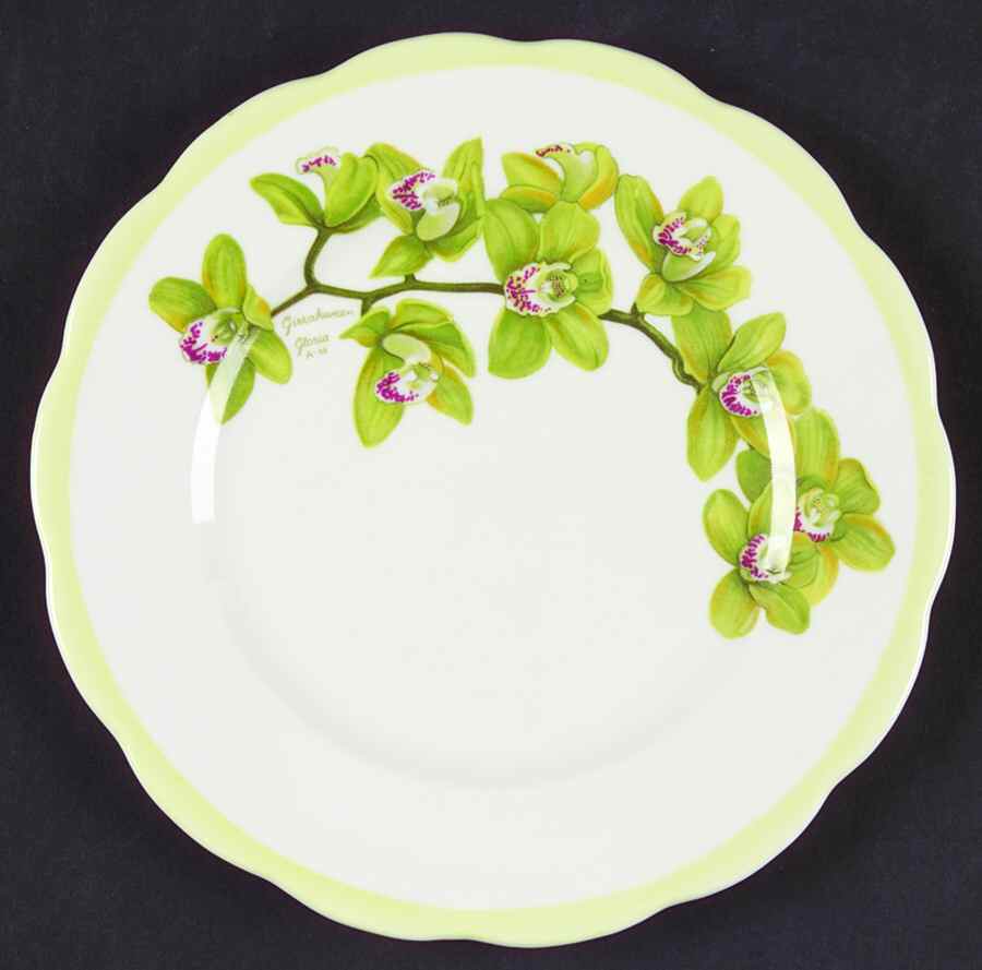 Orchids of Merit Bread & Butter Plate by Roslyn (England)-1