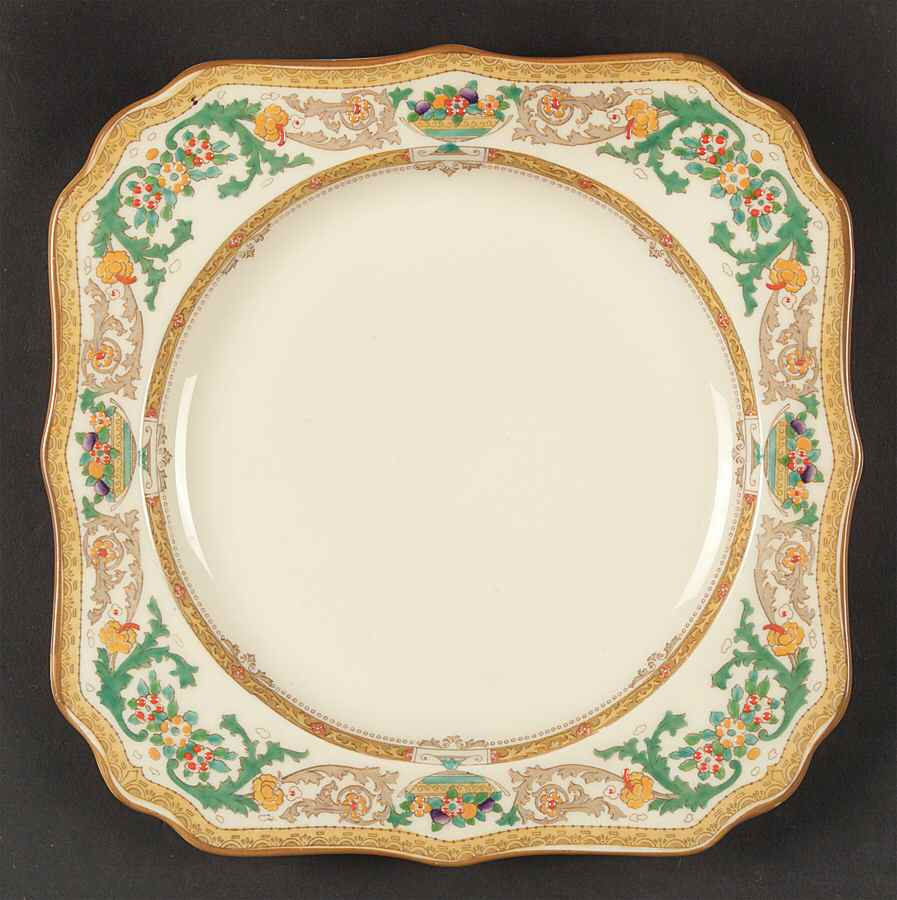 Killarney, The (No Verge Line) Square Salad Plate by Royal Doulton-1