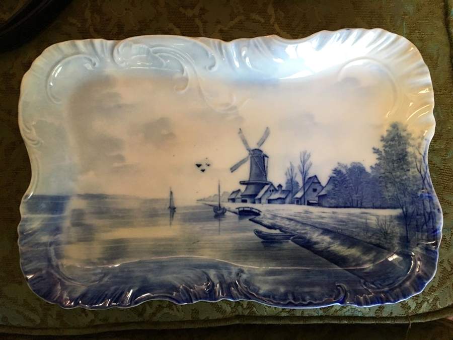 Delft Louis XIV 14" Rectangular Serving Platter by Rosenthal - Continental-1