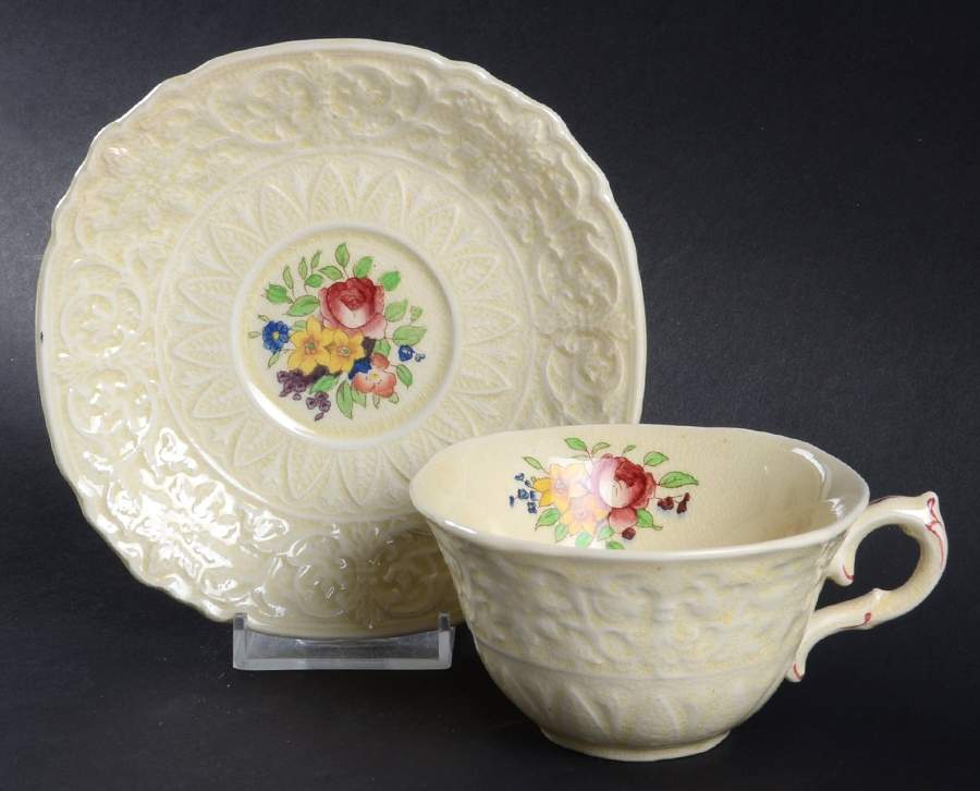 X639 Flat Cup & Saucer Set by Royal Cauldon-1