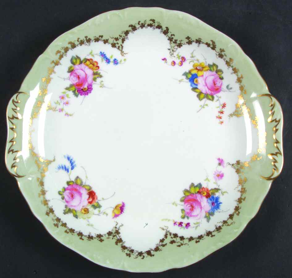 8411 Handled Cake Plate by Royal Crown Derby-1