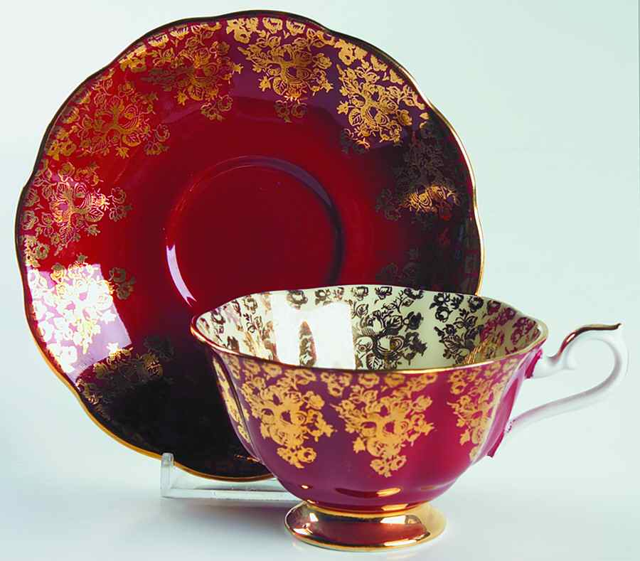 Empress Series Footed Cup & Saucer Set by Royal Albert-1