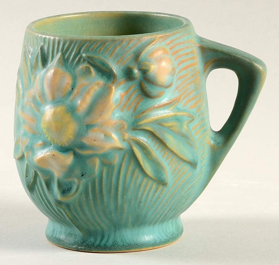Peony Nile Green Mug by Roseville-1