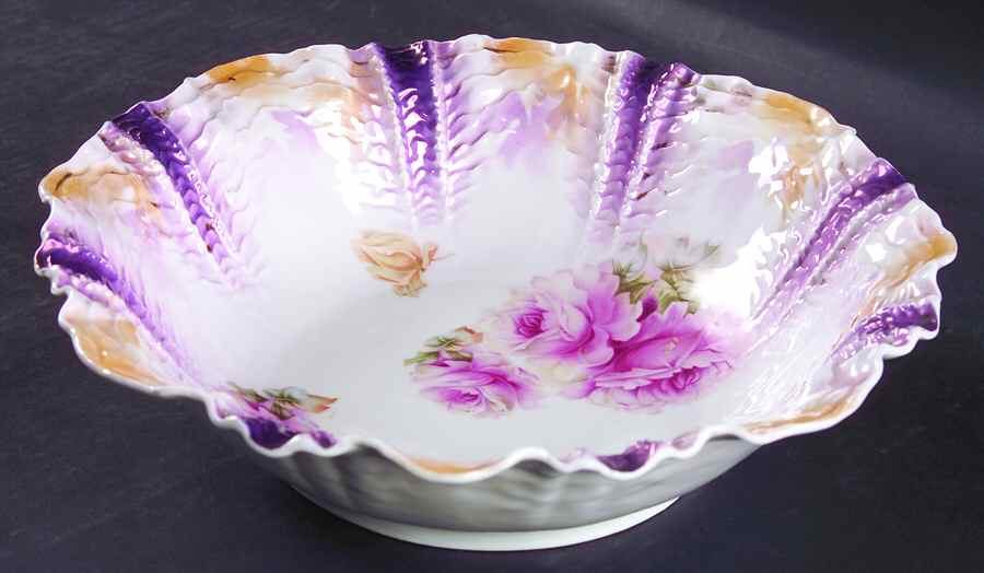 RPU6 10" Round Vegetable Bowl by RS Prussia-1