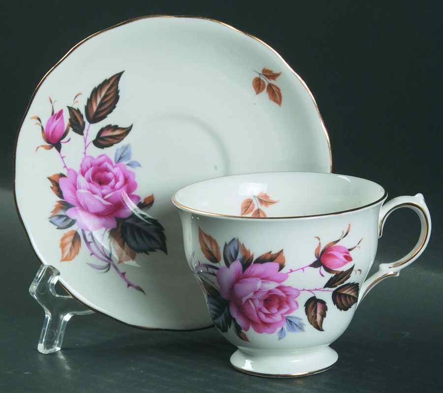 8326 Footed Cup & Saucer Set by Royal Vale-1