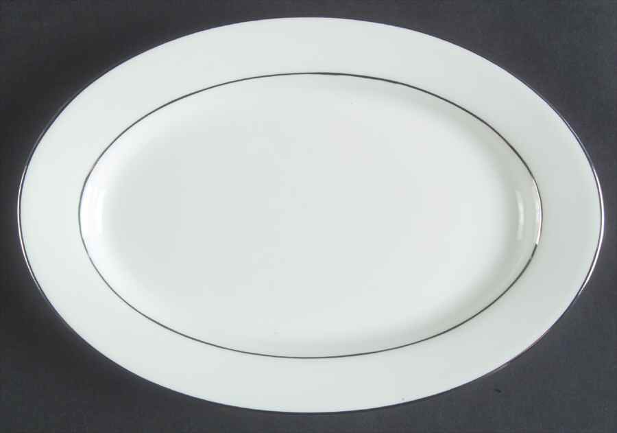 Signature Platinum Pickle Dish by Royal Doulton-1