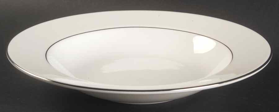 Signature Platinum Large Rim Soup Bowl by Royal Doulton-1