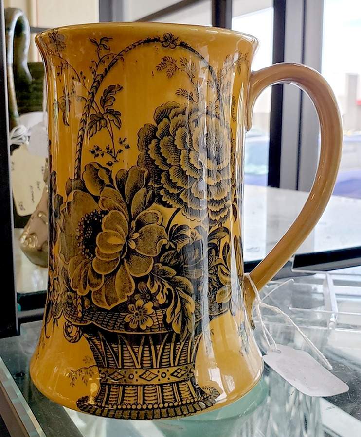Charlotte Black on Amber Tankard by Royal Crownford-1