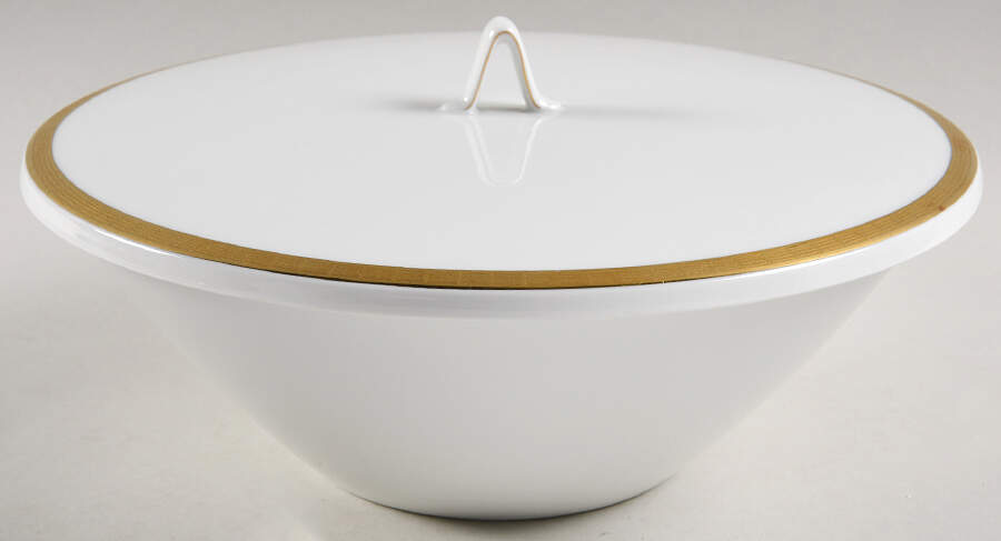 R1611 Round Covered Vegetable-Uses RV9 as Base+CVLRV9 by Rosenthal - Continental-1