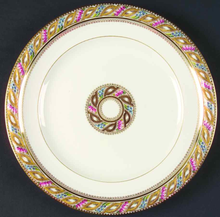 L574 (Verge Line) Dinner Plate by Royal Cauldon-1