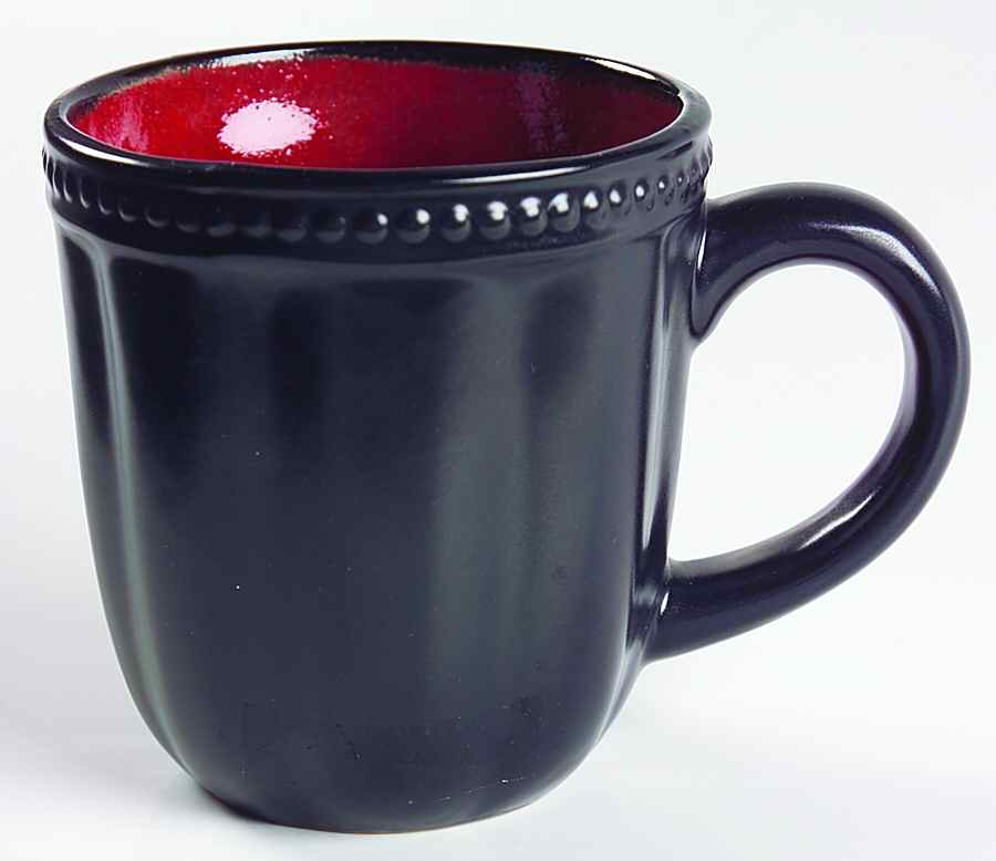 Hobnail Red (Round) Mug by Roscher & Co-1