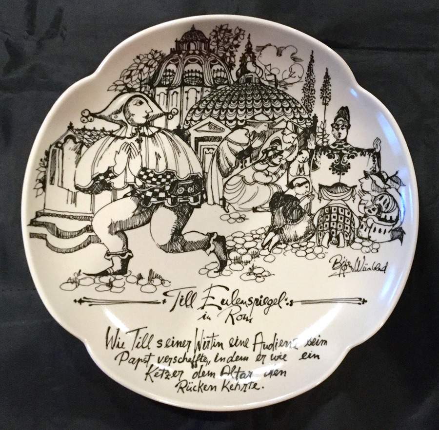 Till Eulenspiegel Dinner Plate by Rosenthal - Continental-1