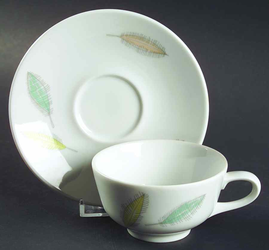 R1617 Flat Cup & Saucer Set by Rosenthal - Continental-1