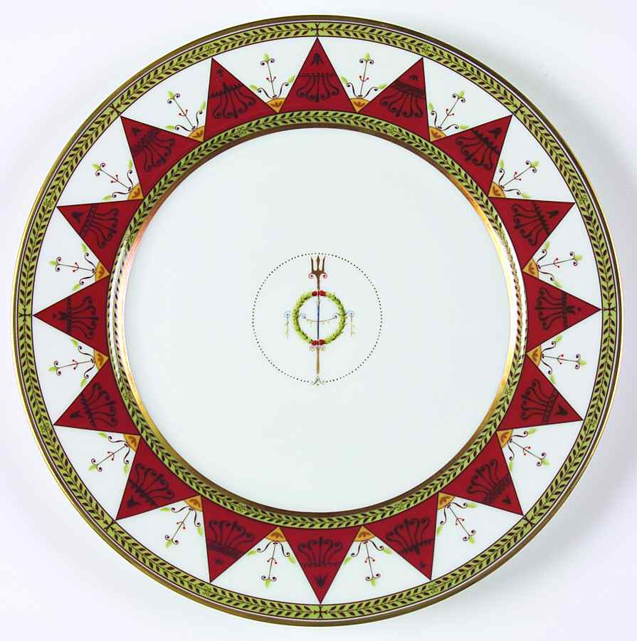 Antique Dinner Plate by Royale (France)-1