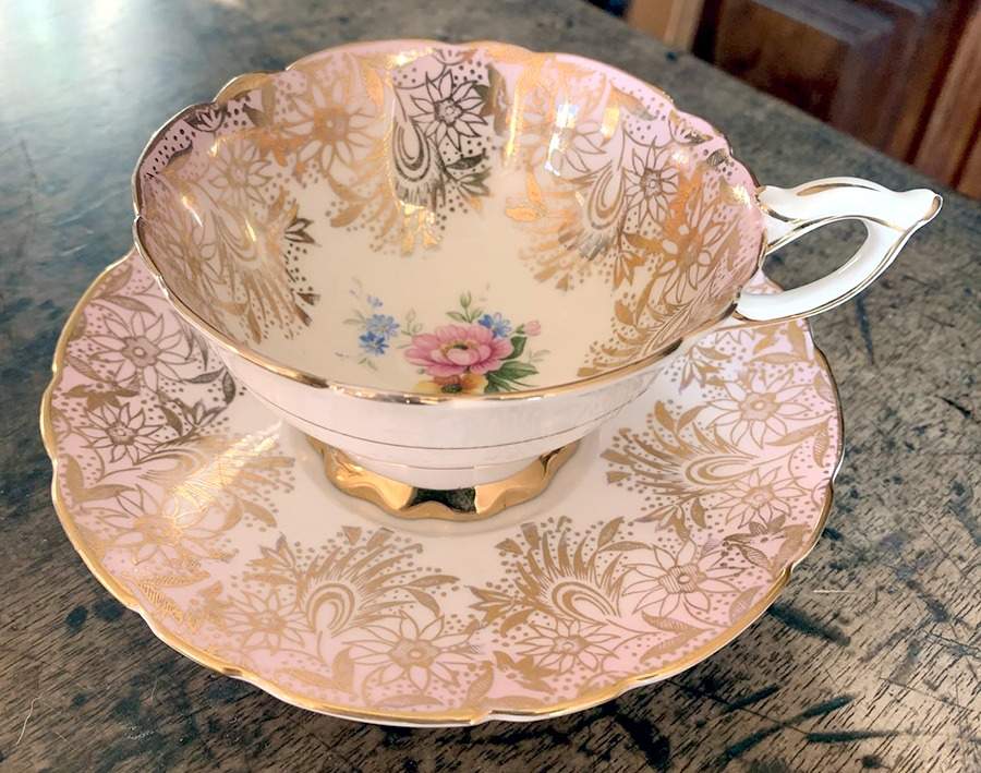 8557 Footed Cup & Saucer Set by Royal Stafford-1