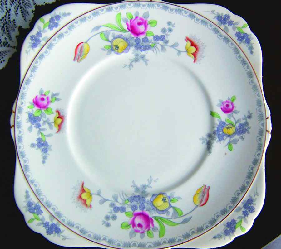 6394 Square Cake Plate by Royal Grafton-1