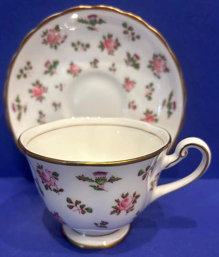 634A Footed Cup & Saucer Set by Royal Chelsea-1