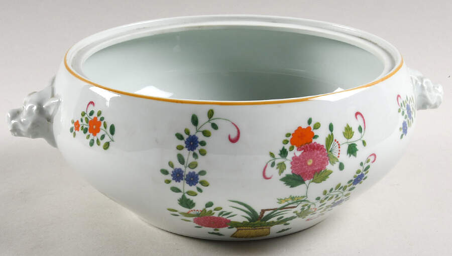 Chine Petit Panier Chinois Celadon Round Vegetable No Lid by Raynaud-1