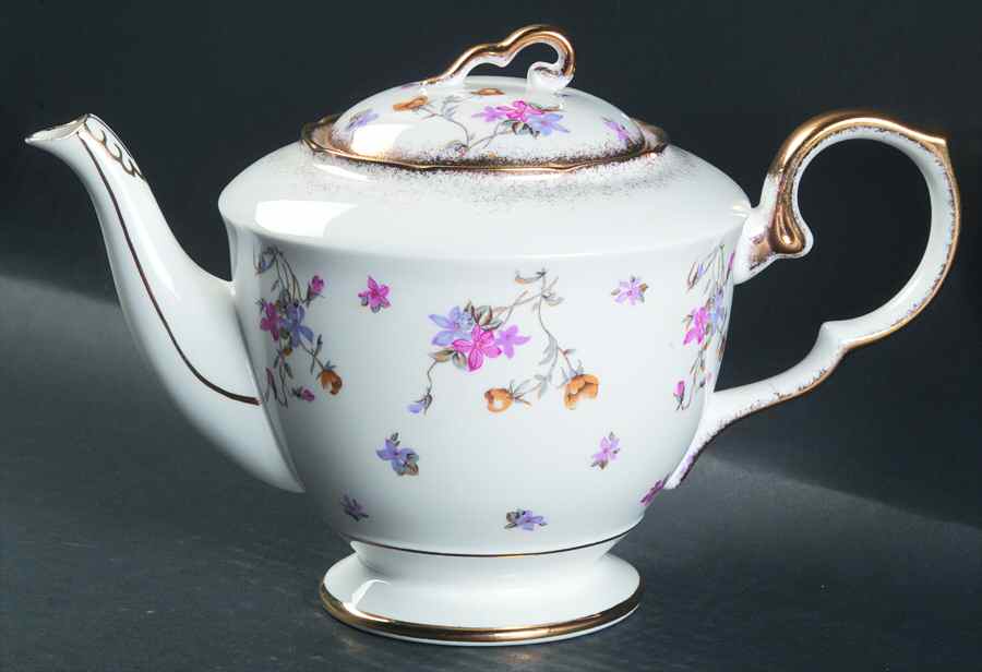 Pompadour Teapot & Lid by Royal Stafford-1