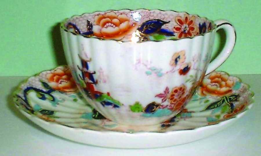 Orchis Flat Cup & Saucer Set by Samuel Radford-1