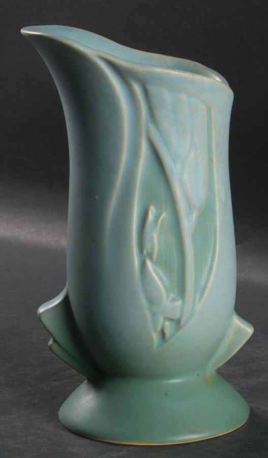 Silhouette Turquoise 7" Vase by Roseville-1