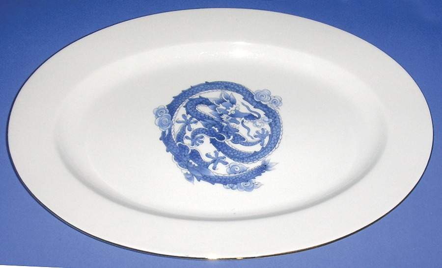RLT3 12" Oval Serving Platter by Royal Tatung-1