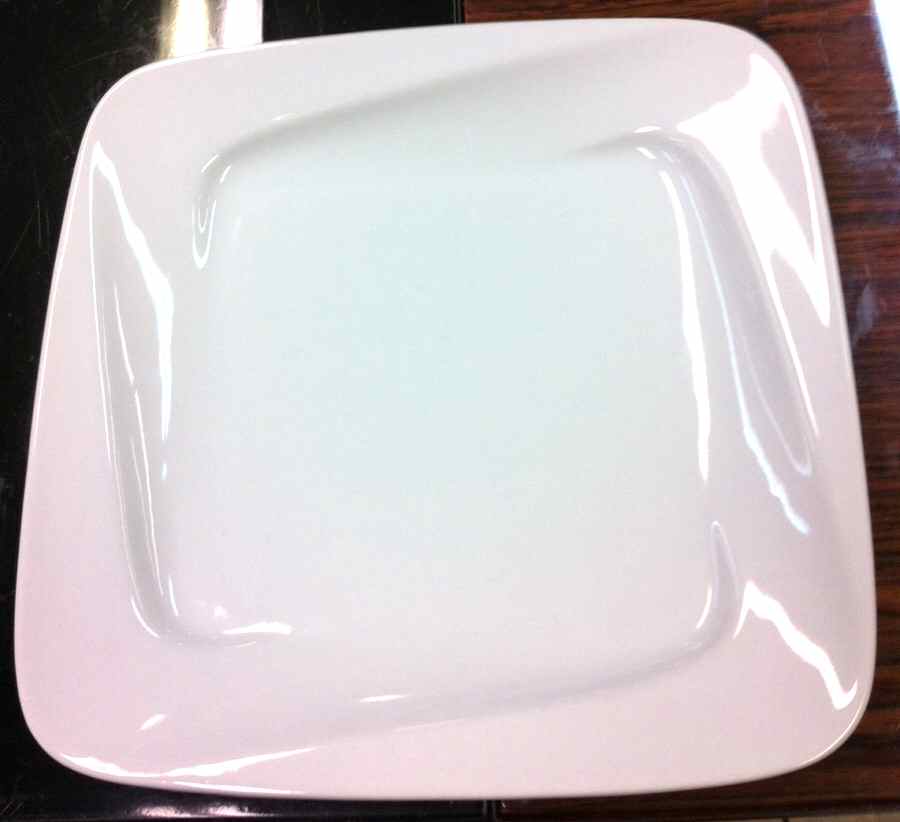 Whiteware (Square) Luncheon Plate by Royal Limited-1