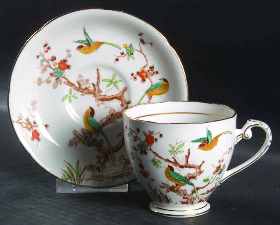 1750 Footed Cup & Saucer Set by Royal Grafton-1