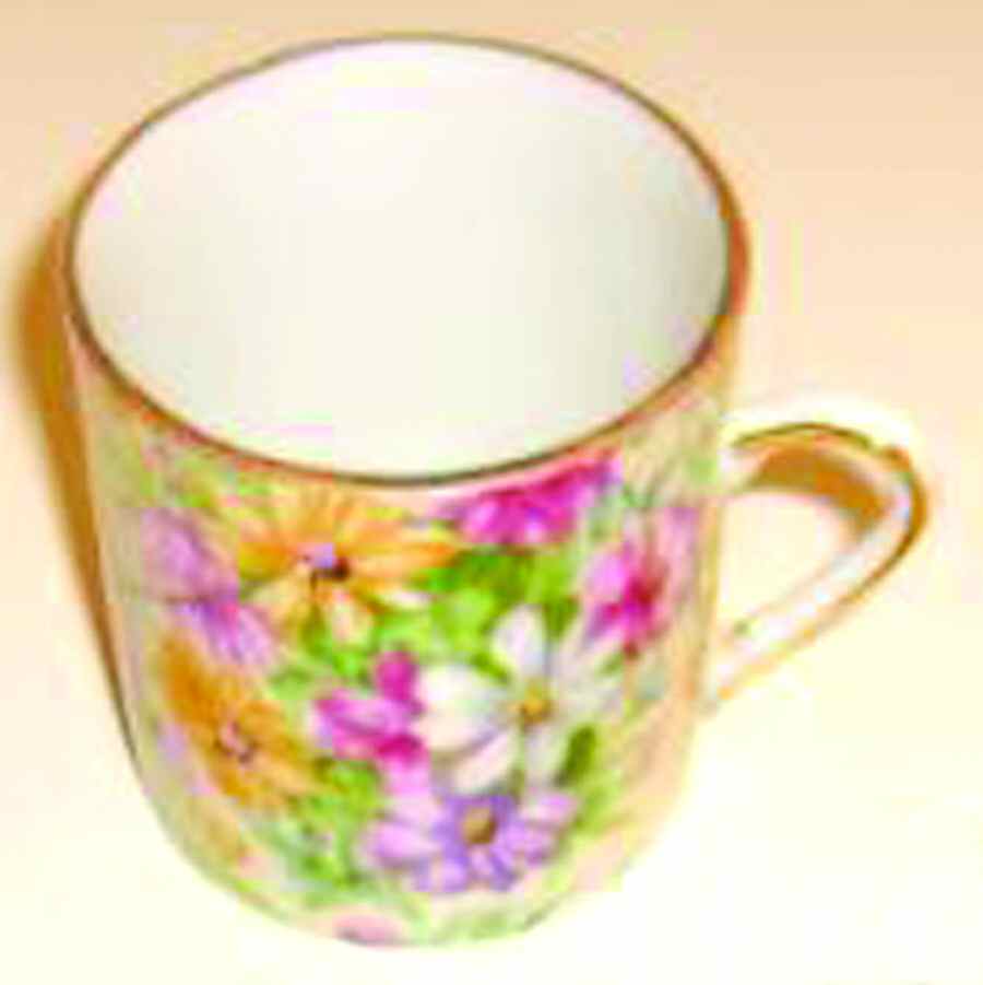 44-754 Flat Demitasse Cup & Saucer Set by Royal Crown (Japan)-1