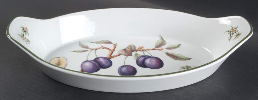 Cotswold Fruit 14" Augratin by Royal Worcester-1