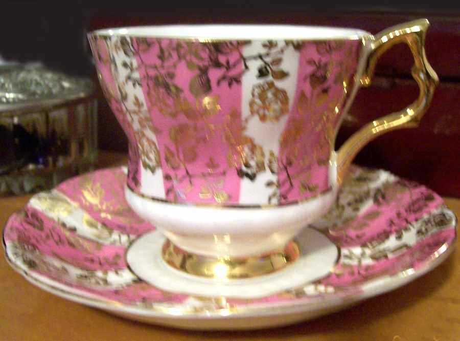 RWN6 Footed Cup & Saucer Set by Royal Windsor-1