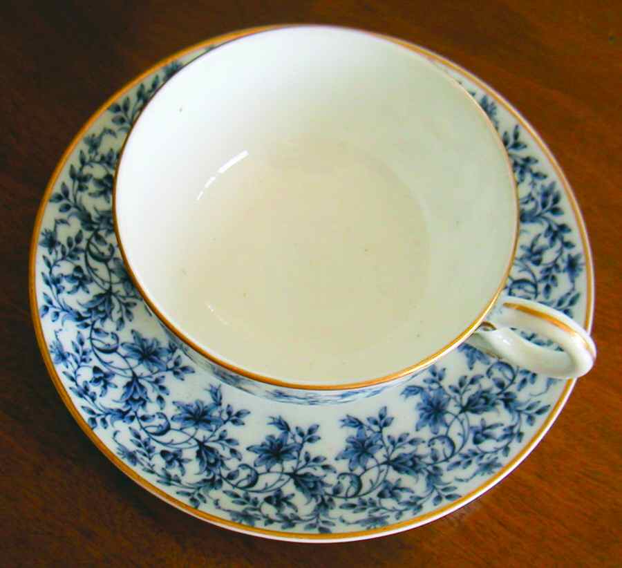 W4973 Footed Cup & Saucer Set by Royal Worcester-1