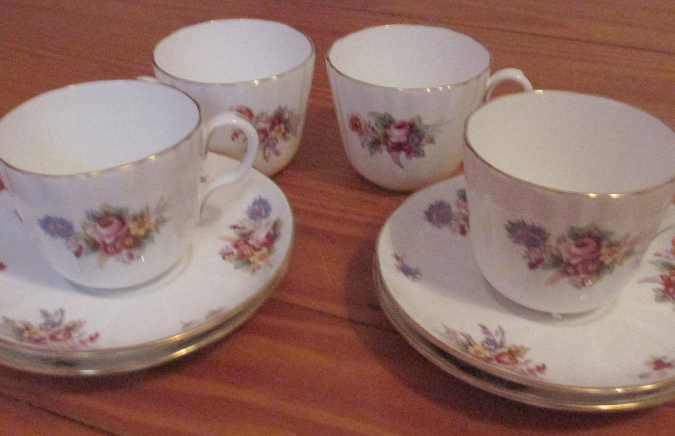 RW184 Flat Cup & Saucer Set by Royal Worcester-1