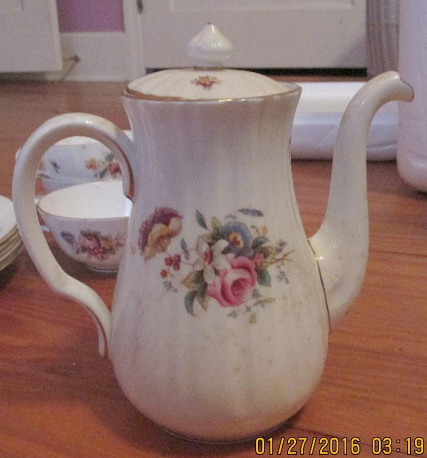 RW184 Coffee Pot & Lid by Royal Worcester-1
