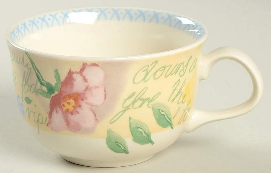Country Cottage Flat Cup by Royal Stafford-1