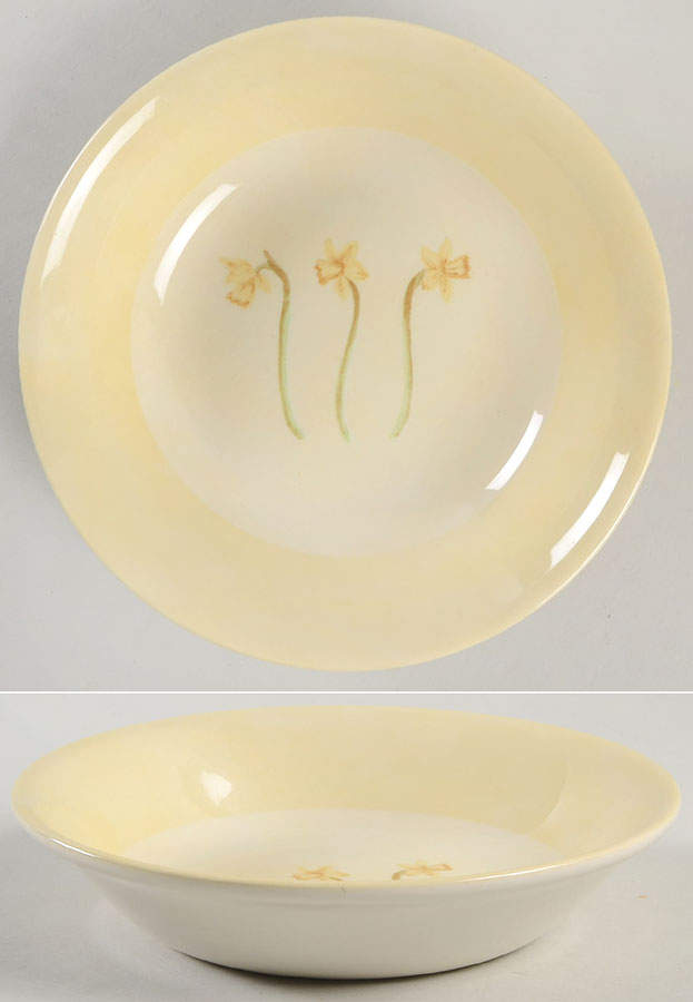 Simplicity Yellow Coupe Cereal Bowl by Royal Stafford-1