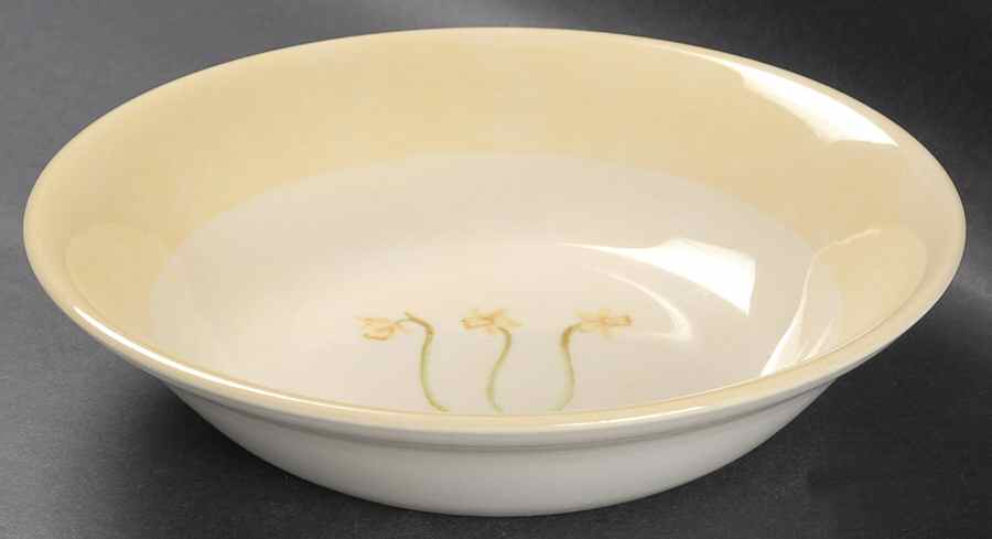 Simplicity Yellow 9" Round Vegetable Bowl by Royal Stafford-1
