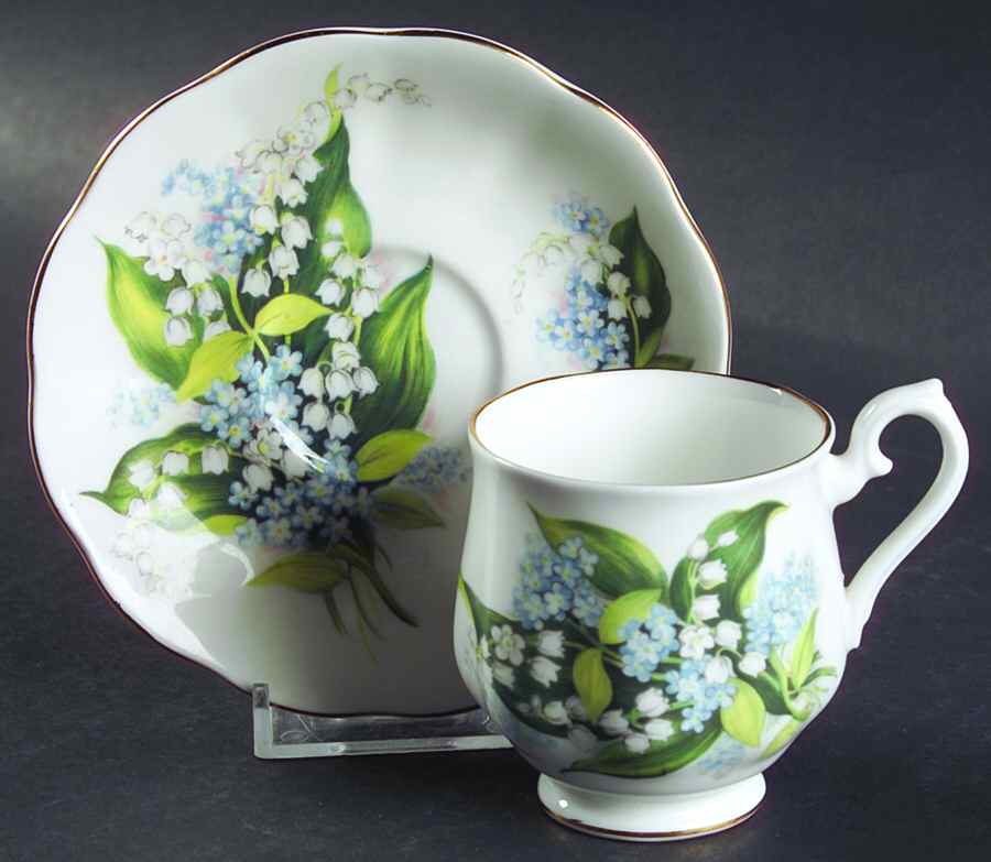 ROA185 Footed Demitasse Cup & Saucer Set by Royal Albert-1