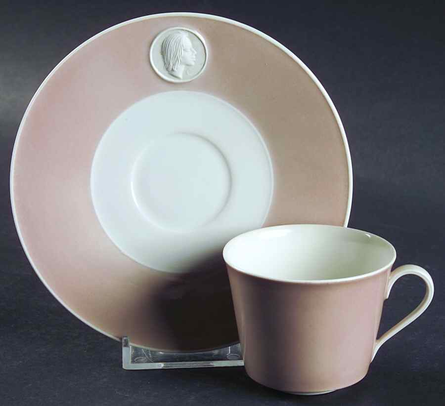 Arcadia Beige Flat Demitasse Cup & Saucer Set by Royal Berlin-1